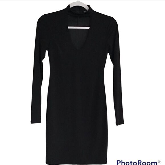Express Bodycon Choker Style Dress - Picture 1 of 4